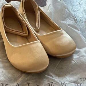 Kailee P. Champagne satin flats